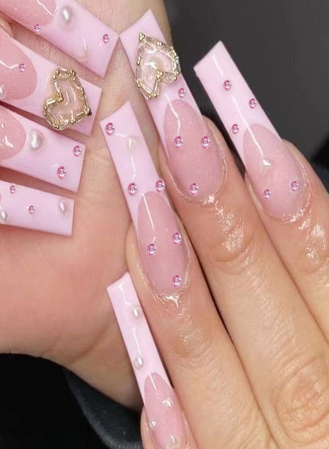 Jacnkb 1799 Pcs 4 Sheets Rhinestone Stickers 3/4/5/6 mm Self Adhesive Rhinestones Gems for Face Eyes Makeup Hair Body (pink-3/4/5/6mm) - Image 5